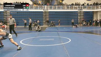121 lbs Quarterfinal - Landon Sidun, Norwin vs Gavin Bricker, Trinity