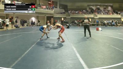 107 Championship Bracket Champ. Round 3 - Alex Xiong, Coon Rapids vs Miles Aase, Owatonna
