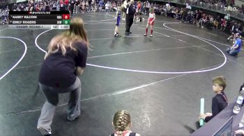 58 lbs Champ. Round 1 - Kasey Kilcoin, Nebraska Wrestling Academy vs Emily Rogers, Shelton Kids Wrestling