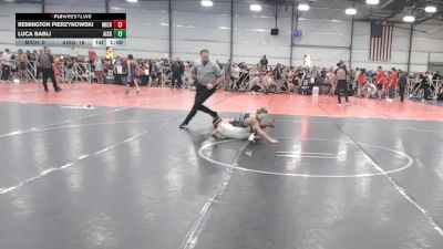 64 lbs Round 1 - 9:00am Friday - Remington Pierzynowski, Team Michigan vs Luca Babli, All I See Is Gold