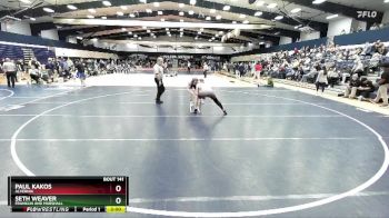 157 lbs Cons. Round 2 - Paul Kakos, Alvernia vs Seth Weaver, Franklin And Marshall