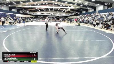 157 lbs Cons. Round 2 - Paul Kakos, Alvernia vs Seth Weaver, Franklin And Marshall