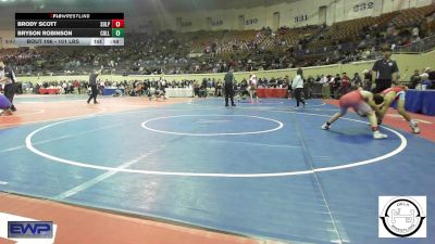 101 lbs Consi Of 16 #1 - Brody Scott, Sulphur vs Bryson Robinson, Collinsville Junior High