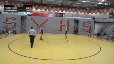 144 lbs Cons. Round 1 - Wyatt Timboe, Jackson Hole vs Mason Haines, Natrona County