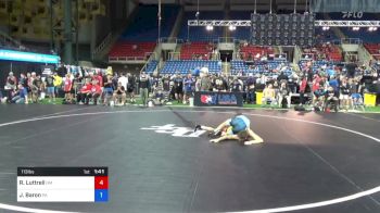 113 lbs Cons Semi - Roman Luttrell, New Mexico vs Jack Baron, Pennsylvania