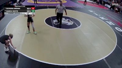 Champ. Round 1 - Oliviana Medina, Ralston Girls vs Danica Watts, Blue River Girls