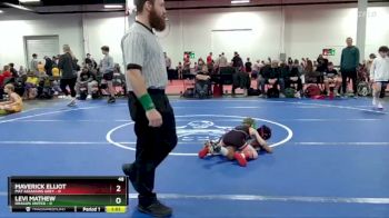 48 lbs Round 2 (8 Team) - Levi Mathew, Dragon United vs Maverick Elliot, Mat Assassins Grey