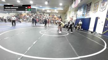 175 lbs Champ. Round 2 - Efosa Osayande, Peninsula vs Jackson Sierra, Cypress