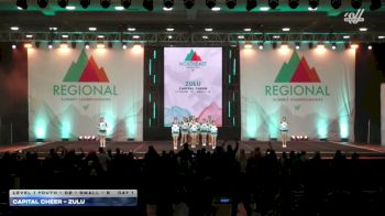 Capital Cheer - Zulu [2026 L1 Youth - D2 - Small - B Day 1] 2026 The Northeast Regional Summit