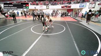 64 lbs Rr Rnd 4 - Brody Wren, Heat vs Charles Wheeler, Locust Grove Youth Wrestling