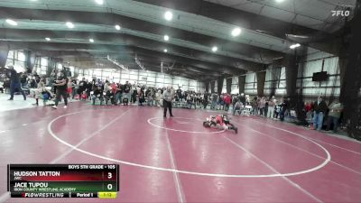 105 lbs Quarterfinal - Jace Tupou, Iron County Wrestling Academy vs Hudson Tatton, JWC