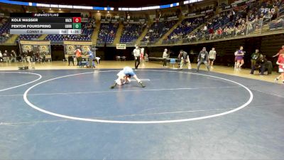 85 lbs Consy 6 - Kole Wasser, Nazareth vs Fenton Fourspring, Corry