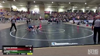 AA 126 lbs Cons. Round 2 - Nathan Simpson, Page vs Garrett Furnas, West Creek