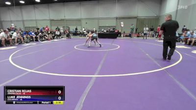 100 lbs Quarterfinals (8 Team) - Cristian Rojas, Virginia Blue vs Luke Jennings, Colorado