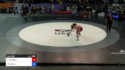 145 lbs Round Of 64 - Emma Pendell, MI vs Sydney Perry, IL