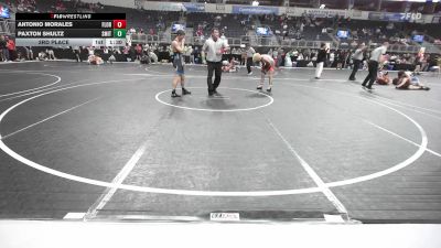 122 lbs 3rd Place - Antonio Morales, Florida National Wrestling Team vs Paxton Shultz, Smith Wrestling Academy