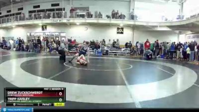 120 lbs Cons. Round 5 - Drew Zuckschwerdt, Club Madison Wrestling vs Tripp Haisley, Contenders Wrestling Academy