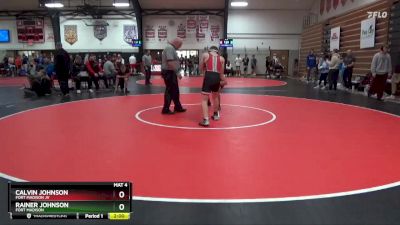 150 lbs Cons. Round 1 - Rainer Johnson, Fort Madison vs Calvin Johnson, Fort Madison JV