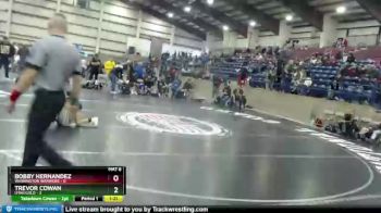 77 lbs Semis & Wb (16 Team) - Trevor Cowan, Utah Gold vs Bobby Hernandez, Washington Warriors