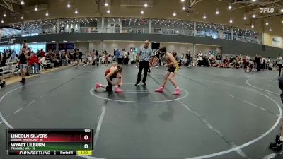 130 lbs Round 5 (6 Team) - Lincoln Silvers, Jaguar Warriors vs Wyatt Lilburn, Triangle WA