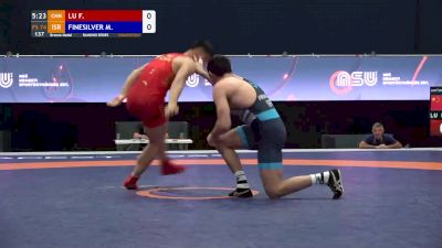 74 kg Bronze - Feng Lu, CHN vs Mitchell Finesilver, ISR