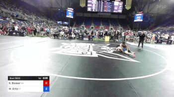 106 lbs Cons 32 #1 - Kendall Booker, Minnesota vs Michael Ortiz, Connecticut