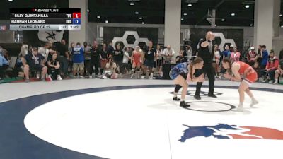 120 lbs Champ. Rd Of 32 - Lilly Quintanilla, Thermopolis Wrestling Club vs Hannah Leonard, Billings Wrestling Club