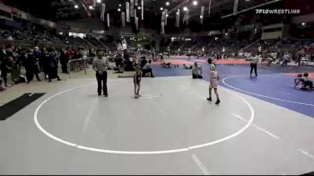 53 lbs Quarterfinal - Easton Carlson, Sanderson Wr Ac vs Winston Barrett, Sheridan WC