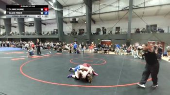 Junior Girls FS - 130 lbs Cons. Round 4 - Claire Hume, WA vs Aliza Price, WA