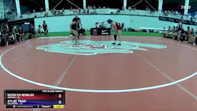 88 lbs Placement Matches (8 Team) - Katelyn Rowles, Indiana vs Kylee Tran, Oklahoma
