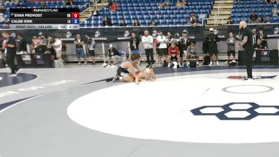 126 lbs Cons. Sub-rd Of 32 - Evan Provost, Oregon vs Caleb Kirk, Louisiana