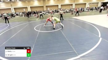138 lbs Quarterfinal - Justin Wells, Team SoCal vs Kohen Wright, Independence Wrestling