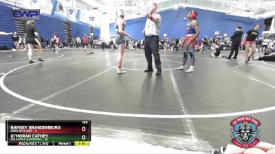 135 lbs Round 2 (4 Team) - Loretta Fischer, Girls With Grit vs Rachael Garcia, Oklahoma Supergirls