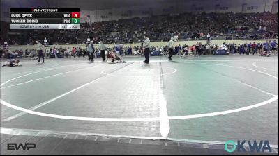 110 lbs Round Of 32 - Luke Opitz, Weatherford Youth Wrestling vs Tucker Goins, Pocola Youth Wrestling