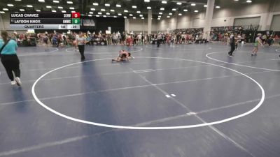 105 lbs Quarters - Lucas Chavez, Steel City Reloaded Wrestling Club vs Laydon Knox, Open Mats Wrestling Club