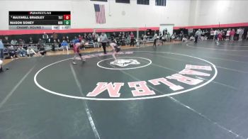120 lbs Champ. Round 1 - Mason Soney, Normal (COMMUNITY) vs Maxwell Bradley, TUTTLE (OK)