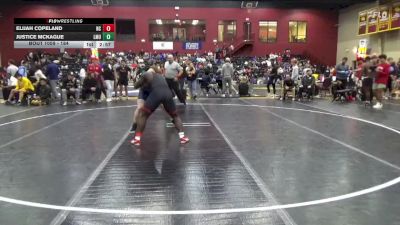 184 lbs Champ. Round 1 - Justice McKague, Lincoln Memorial vs Elijah Copeland, Newberry College