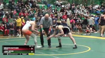 157 lbs Quarterfinal - Brodyn Butcher, GALION vs Jake Wood, PERRYSBURG