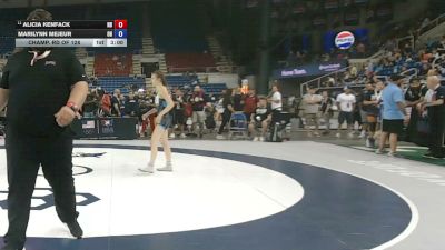 110 lbs Champ. Rd Of 128 - Alicia Kenfack, North Dakota vs Marilynn Mejeur, Ohio