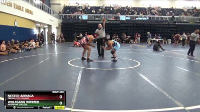 197 lbs Cons. Round 4 - Nester Arriaga, Fresno City College vs Wolfgang Wimmer, Moorpark College