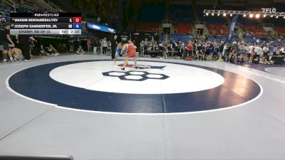 150 lbs Champ. Rd Of 32 - Maksim Mukhamedaliyev, IL vs Joseph Sanderfer, Jr., OH
