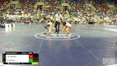 170 lbs Champ. Round 1 - Nevaeh Buffett, Lisbon vs Victoria Pasterz, Des-Lacs Burlington