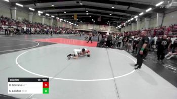 106 lbs Quarterfinal - Robert Serrano, No Team vs Karl Leisher, Westside WC