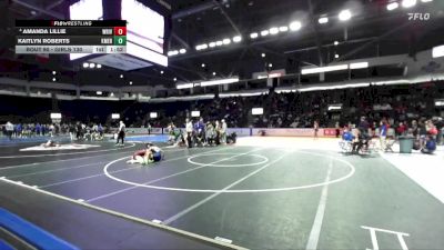 Girls 130 lbs Champ. Round 2 - Kaitlyn Roberts, Kent Meridian (Girls) vs Amanda Lillie, White River (Girls)