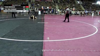 6A 113 lbs Cons. Round 5 - Eli` Sha Thomas, Jackson-Olin HS vs Kian Beekman, Spanish Fort