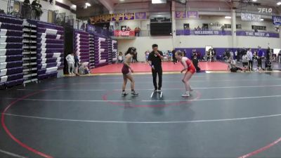 110 lbs 5th Place Match - Kailyn Bridges, McMurry vs Addison Polk, Murray State