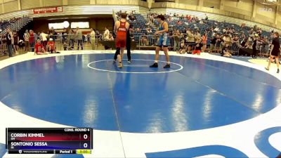 132 lbs Cons. Round 4 - Corbin Kimmel, OH vs Sontonio Sessa, IN