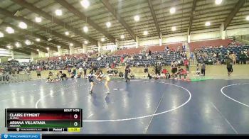 96 lbs 5th Place Match - Ariana Villafana, Arizona vs Claire Dyment, Alaska