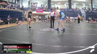 Semis & 1st Wrestleback (8 Team) - Zane Taliaferro, The Untouchables Purple vs GREY RICHARDSON, MF Savages