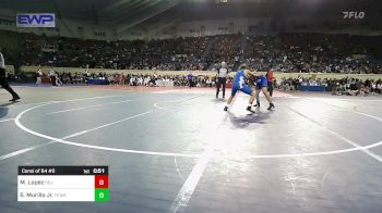 133 lbs Consi Of 64 #2 - Mario Lopez, Hennessey Eagles Jr High vs Samuel Murillo Jr., Team Guthrie Wrestling